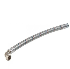 150 CM 1 1/4''  DİRSEKLİ FLEKS HORTUM GALVANİZ