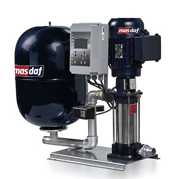 DSP Serisi Tek Pompalı Paket Hidrofor 3000-6 0,75 kW 50Lt (1-2) Kat (0-20) Daire (1¼''-1'')