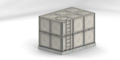 12 TON GRP SU DEPOSU (En=2000mm x Boy=3000mm x Yükseklik= 2000mm)