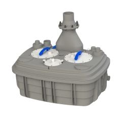 SANICUBIC 2 VX  TRİFAZE /120 LT ÇİFT POMPA VORTEX 2 x  3500 W MOTORLU