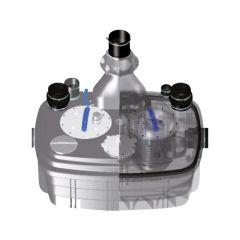 SANICUBIC 2 VX  TRİFAZE /120 LT ÇİFT POMPA VORTEX 2 x  3500 W MOTORLU