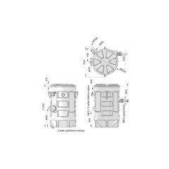 SANIFOS 280 / FOSEPTİK TAHLİYE CİHAZI - TEK POMPALI BIÇAKLI MONOFAZE   - 280 LİTRE