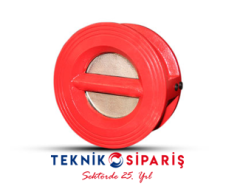 DN150 6'' WAFER ÇİFT KLEPELİ ÇEK VANA PN16